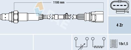 FAE 77702 - Lambda zonde www.autospares.lv