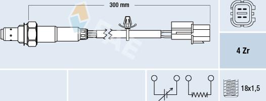 FAE 77713 - Lambda Sensor www.autospares.lv