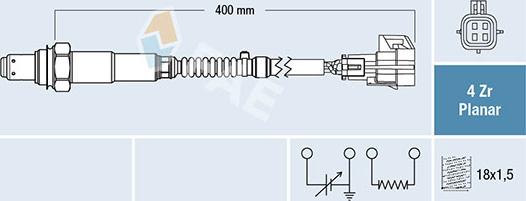 FAE 77778 - Lambda zonde www.autospares.lv