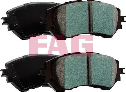 FAG 898 5008 10 - Brake Pad Set, disc brake www.autospares.lv