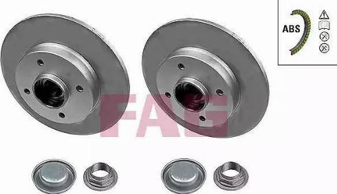 FAG 713 5405 80 - Brake Disc www.autospares.lv