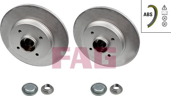 FAG 713 5406 20 - Brake Disc www.autospares.lv