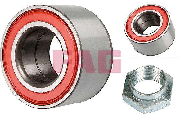 FAG 713 6961 00 - Wheel hub, bearing Kit www.autospares.lv