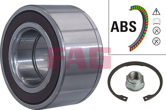 FAG 713 6908 00 - Wheel hub, bearing Kit www.autospares.lv