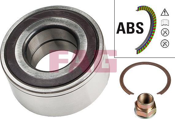 FAG 713 6907 50 - Wheel hub, bearing Kit www.autospares.lv