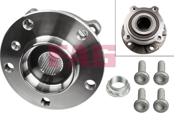 FAG 713 6497 00 - Wheel hub, bearing Kit www.autospares.lv