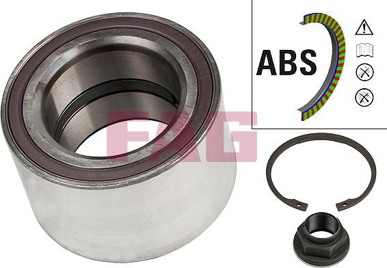 FAG 713 6405 50 - Wheel hub, bearing Kit www.autospares.lv