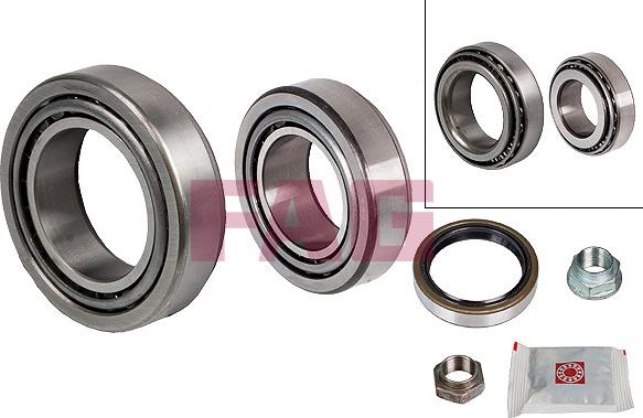 FAG 713 6504 10 - Wheel hub, bearing Kit www.autospares.lv