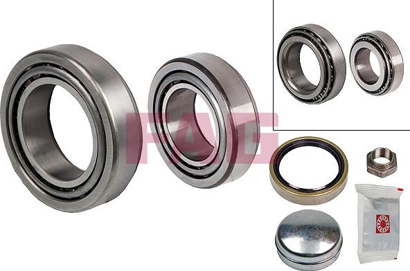 FAG 713 6504 20 - Wheel hub, bearing Kit www.autospares.lv