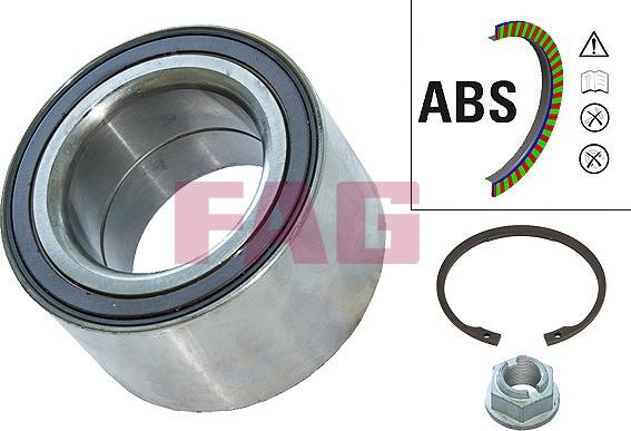 FAG 713 6681 00 - Wheel hub, bearing Kit www.autospares.lv