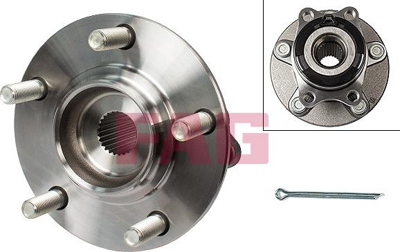 FAG 713 6199 50 - Wheel hub, bearing Kit www.autospares.lv