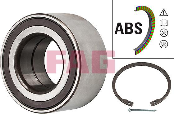 FAG 713 6197 90 - Wheel hub, bearing Kit www.autospares.lv