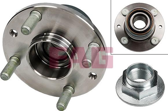 FAG 713 6155 10 - Подшипник ступицы колеса, комплект www.autospares.lv