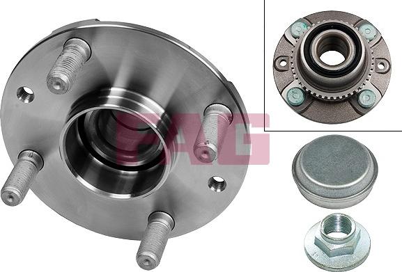 FAG 713 6150 40 - Подшипник ступицы колеса, комплект www.autospares.lv