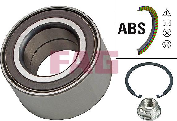 FAG 713 6157 30 - Wheel hub, bearing Kit www.autospares.lv