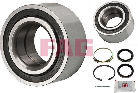 FAG 713 6180 20 - Wheel hub, bearing Kit www.autospares.lv