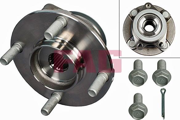 FAG 713 6139 80 - Wheel hub, bearing Kit www.autospares.lv