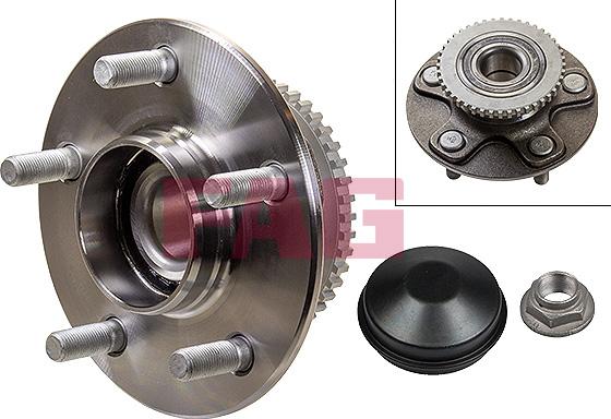 FAG 713 6139 70 - Wheel hub, bearing Kit www.autospares.lv