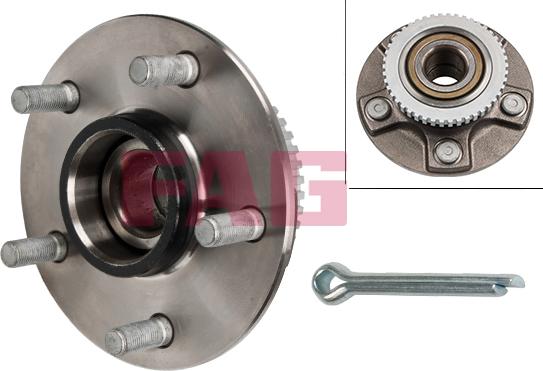 FAG 713 6134 70 - Wheel hub, bearing Kit www.autospares.lv