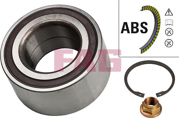 FAG 713 6174 50 - Wheel hub, bearing Kit www.autospares.lv