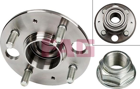 FAG 713 6171 10 - Wheel hub, bearing Kit www.autospares.lv