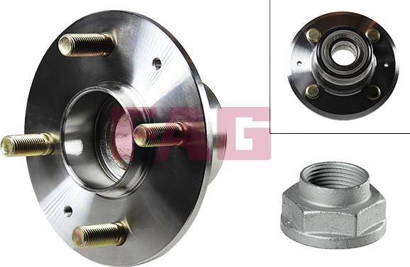 FAG 713 6178 00 - Wheel hub, bearing Kit www.autospares.lv