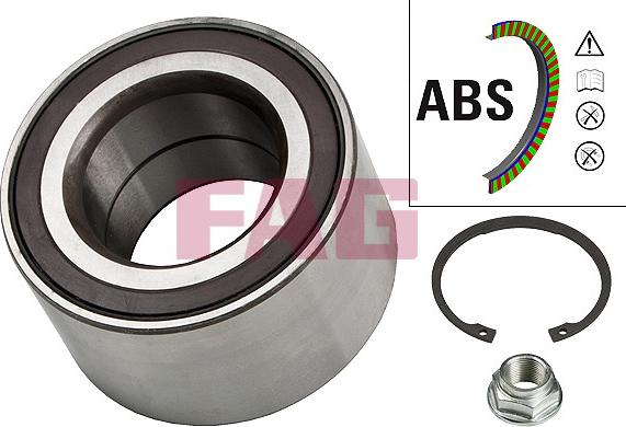 FAG 713 6178 80 - Wheel hub, bearing Kit www.autospares.lv