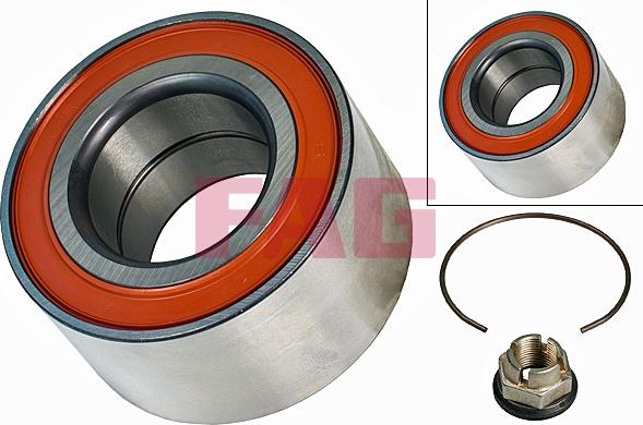 FAG 713 6300 30 - Подшипник ступицы колеса, комплект www.autospares.lv