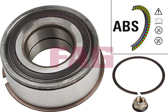 FAG 713 6308 30 - Wheel hub, bearing Kit www.autospares.lv