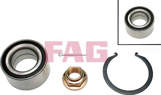 FAG 713 6266 70 - Подшипник ступицы колеса, комплект www.autospares.lv