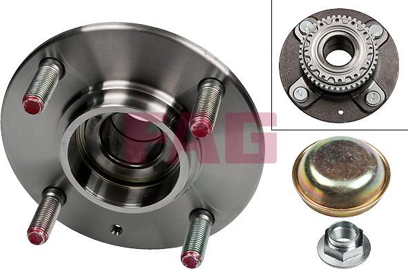 FAG 713 6263 60 - Wheel hub, bearing Kit www.autospares.lv