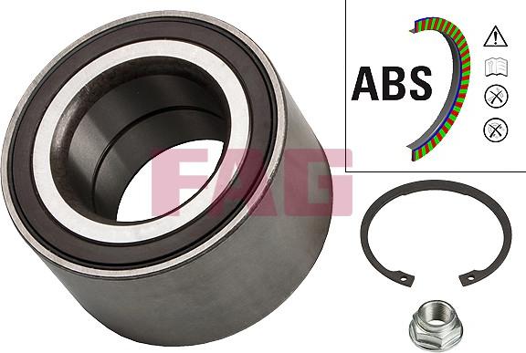 FAG 713 6270 40 - Wheel hub, bearing Kit www.autospares.lv