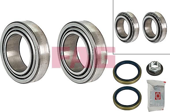 FAG 713 6780 10 - Wheel hub, bearing Kit www.autospares.lv