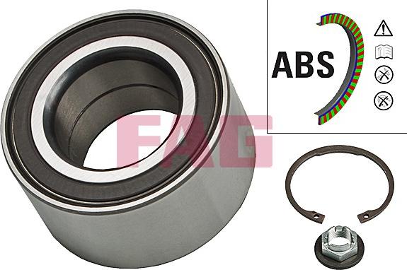 FAG 713 6781 00 - Wheel hub, bearing Kit www.autospares.lv