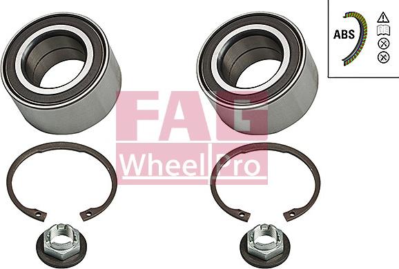 FAG 713 8058 10 - Wheel hub, bearing Kit www.autospares.lv