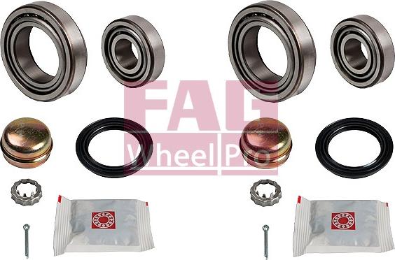 FAG 713 8000 10 - Wheel hub, bearing Kit www.autospares.lv