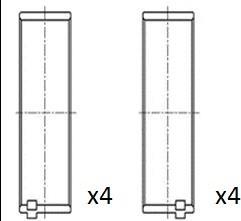 Kolbenschmidt 77972600STD - Klaņa gultnis www.autospares.lv