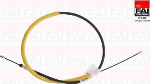 FAI AutoParts FBC0358 - Тросик, cтояночный тормоз www.autospares.lv