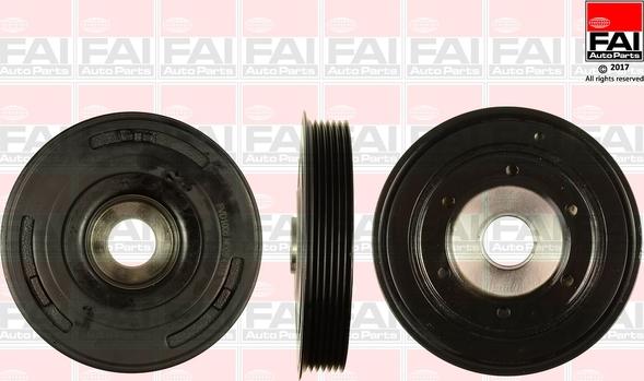 FAI AutoParts FVD1006 - Шкив коленчатого вала www.autospares.lv