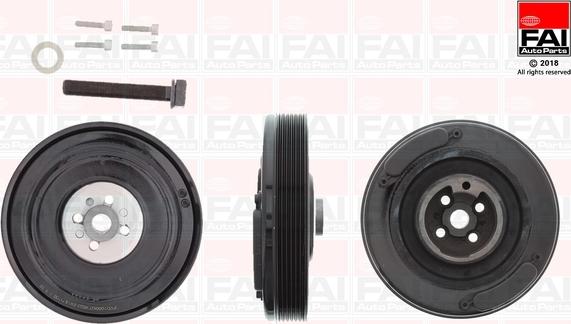 FAI AutoParts FVD1000K - Belt Pulley, crankshaft www.autospares.lv