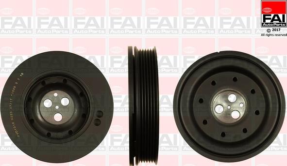 FAI AutoParts FVD1018 - Piedziņas skriemelis, Kloķvārpsta www.autospares.lv