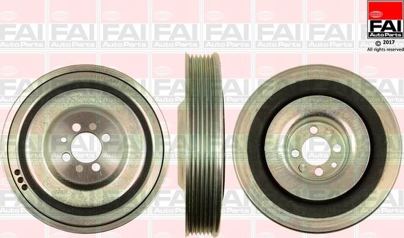 FAI AutoParts FVD1017 - Шкив коленчатого вала www.autospares.lv