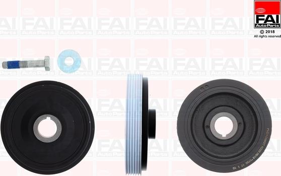 FAI AutoParts FVD1038K - Piedziņas skriemelis, Kloķvārpsta www.autospares.lv