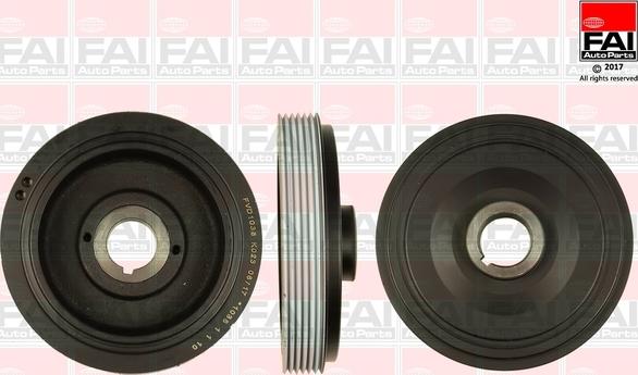 FAI AutoParts FVD1038 - Piedziņas skriemelis, Kloķvārpsta www.autospares.lv