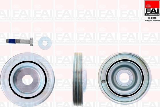 FAI AutoParts FVD1024K - Шкив коленчатого вала www.autospares.lv