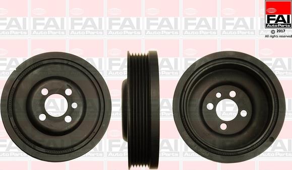 FAI AutoParts FVD1028 - Шкив коленчатого вала www.autospares.lv