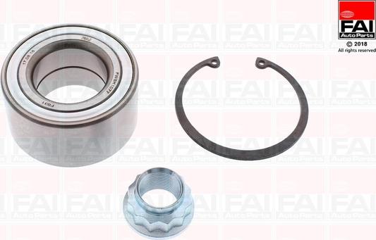 FAI AutoParts FWBK1077 - Подшипник ступицы колеса, комплект www.autospares.lv