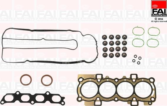 FAI AutoParts HS1648 - Комплект прокладок, головка цилиндра www.autospares.lv