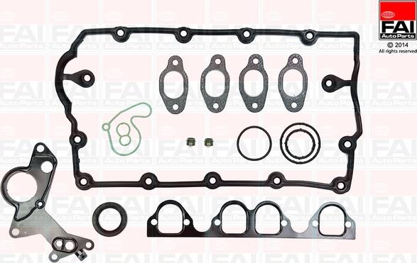 FAI AutoParts HS1012NHX - Комплект прокладок, головка цилиндра www.autospares.lv