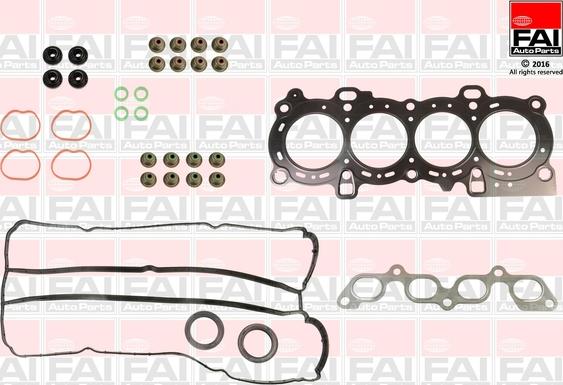 FAI AutoParts HS1156 - Комплект прокладок, головка цилиндра www.autospares.lv